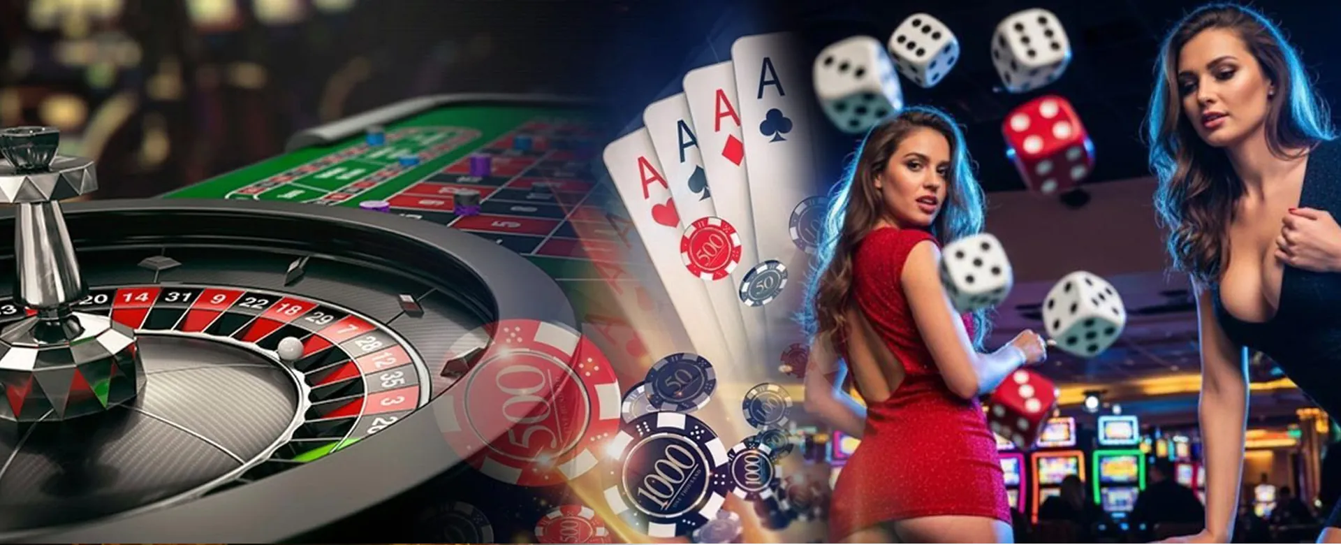 Dynamic background of a vibrant online casino, representing the thrilling Inplay PH gaming experience